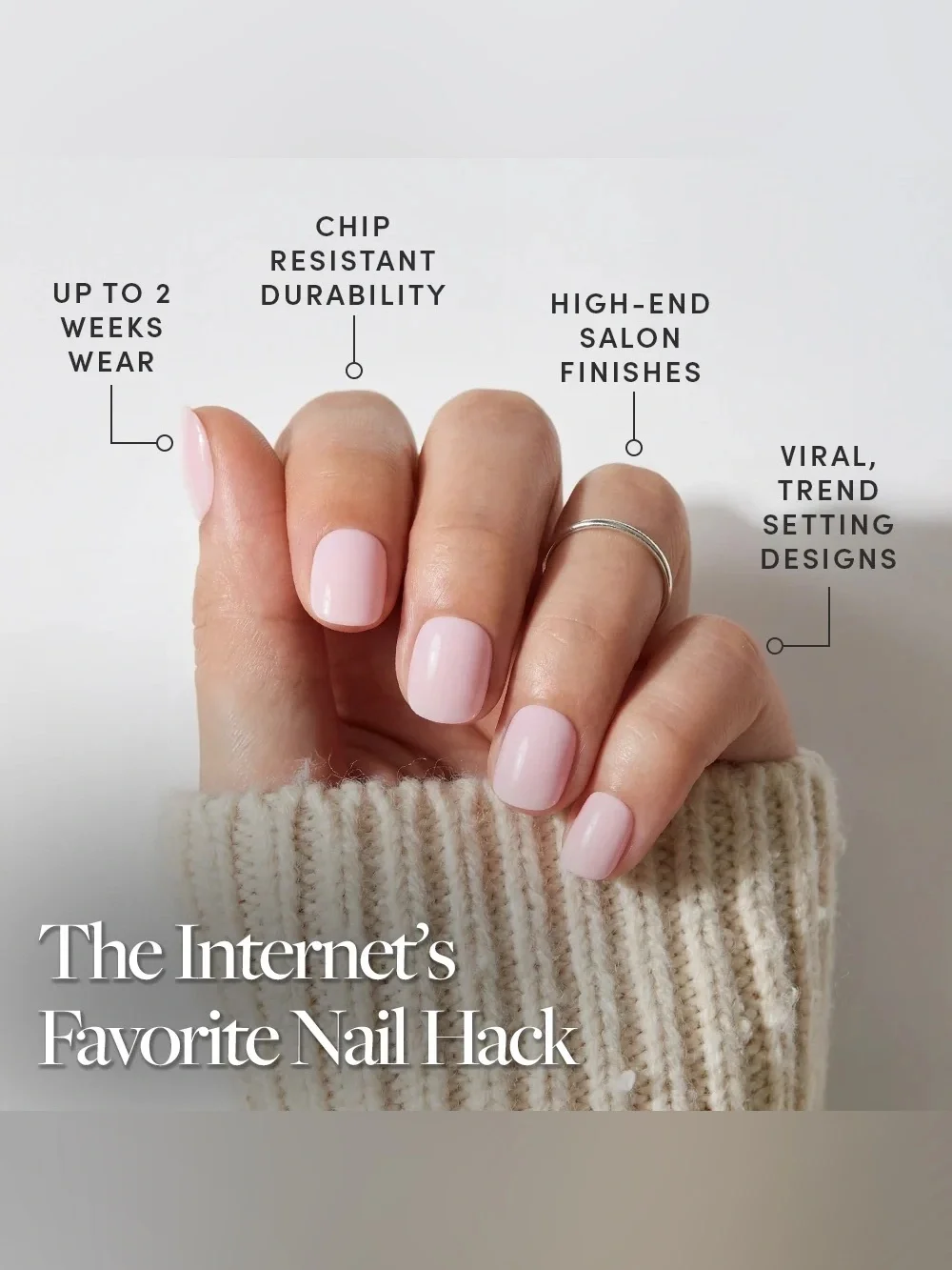 Glamnetic SUPER SHORT Bundle of 3. Press-on Nails. New in Box!